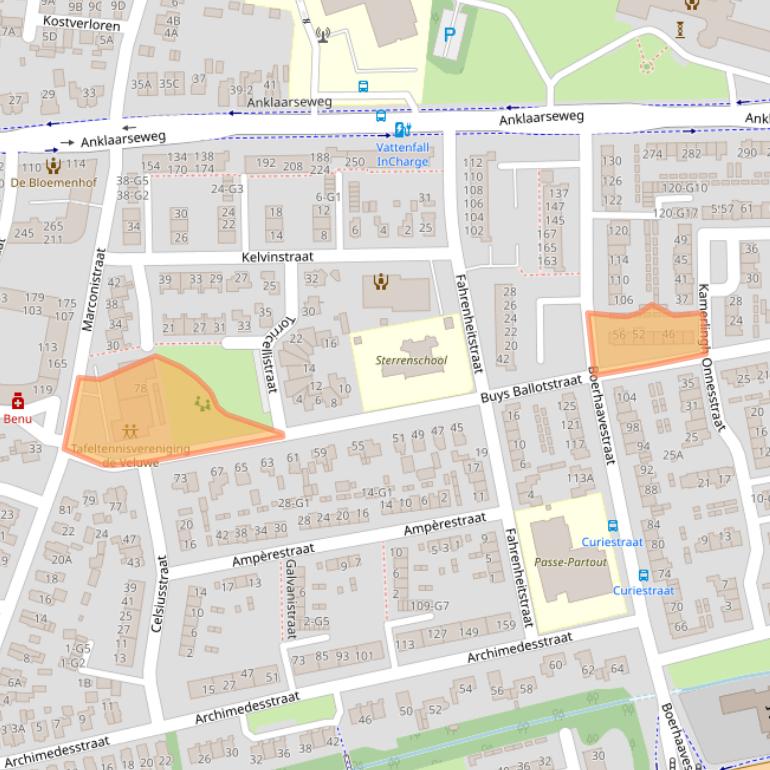 Kaart van postcodegebied 7316LD.