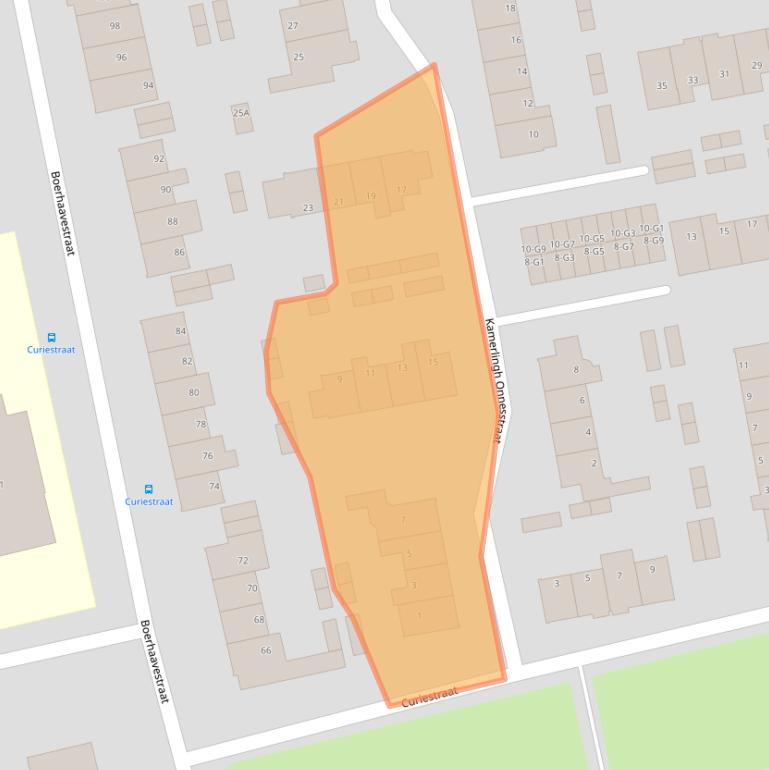 Kaart van postcodegebied 7316LM.