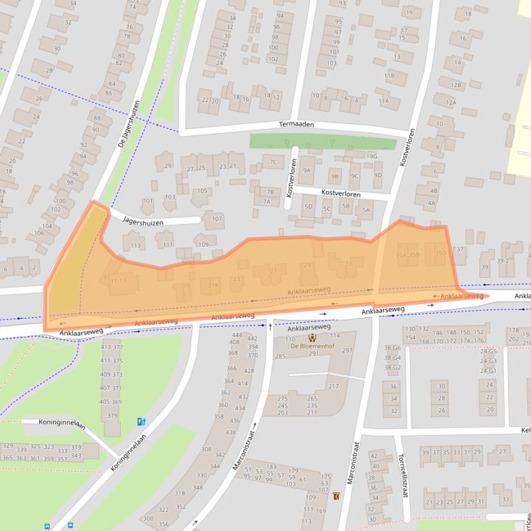 Kaart van postcodegebied 7316MA.
