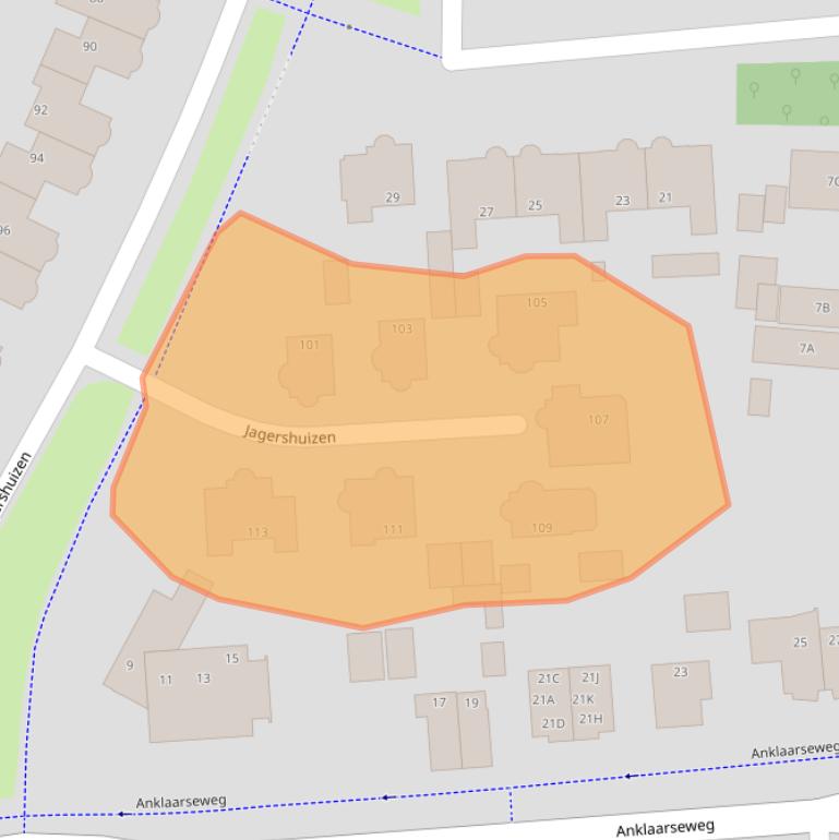 Kaart van postcodegebied 7316NC.
