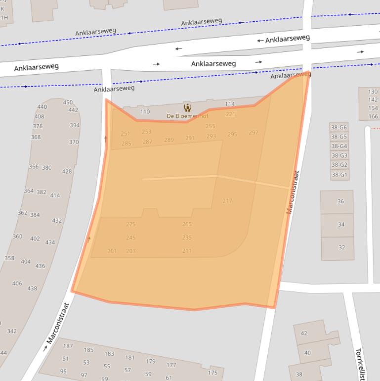 Kaart van postcodegebied 7316PB.