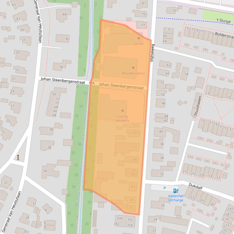 Kaart van postcodegebied 7317AD.