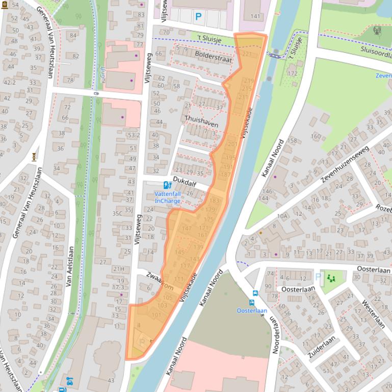 Kaart van postcodegebied 7317AP.