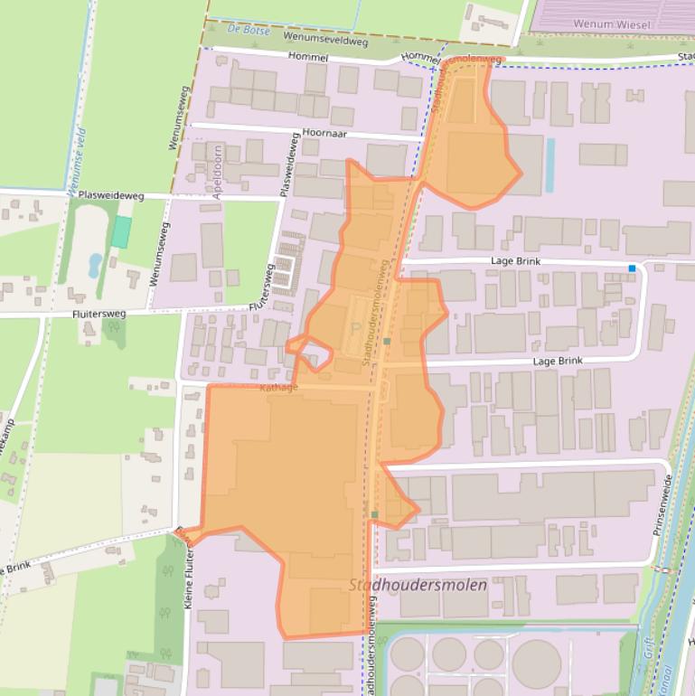 Kaart van postcodegebied 7317AW.