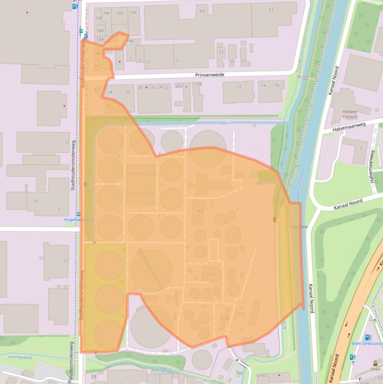 Kaart van postcodegebied 7317AX.