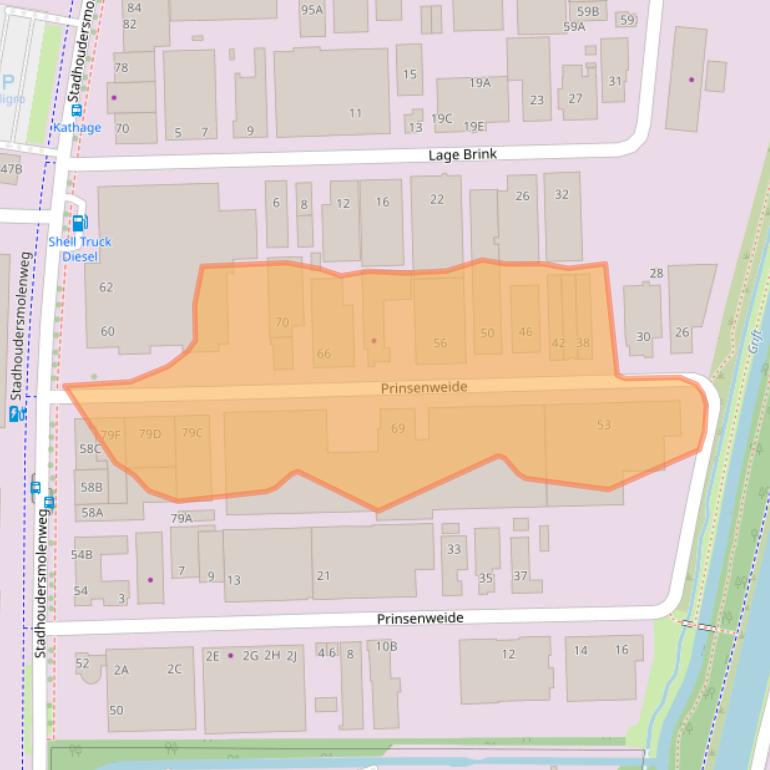 Kaart van postcodegebied 7317BC.