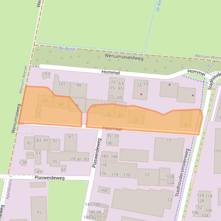 Kaart van postcodegebied 7317BM.