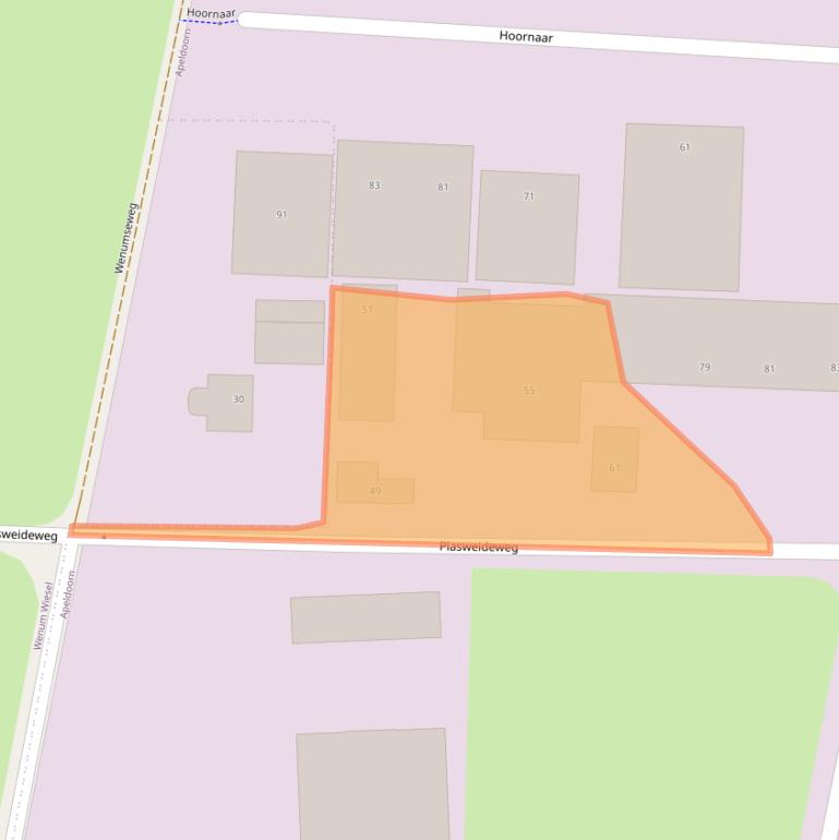 Kaart van postcodegebied 7317BN.