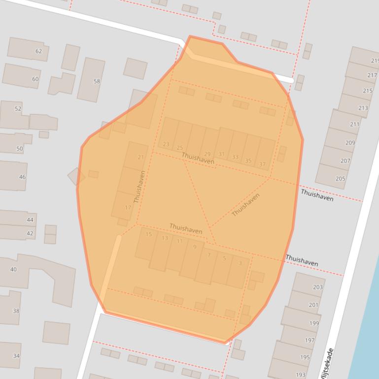 Kaart van postcodegebied 7317CA.