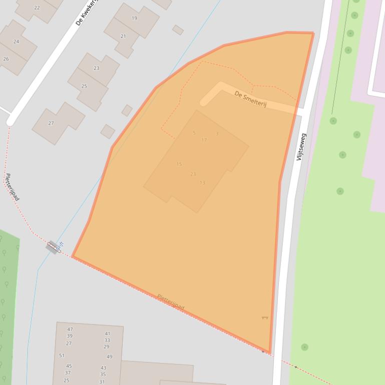 Kaart van postcodegebied 7317CD.