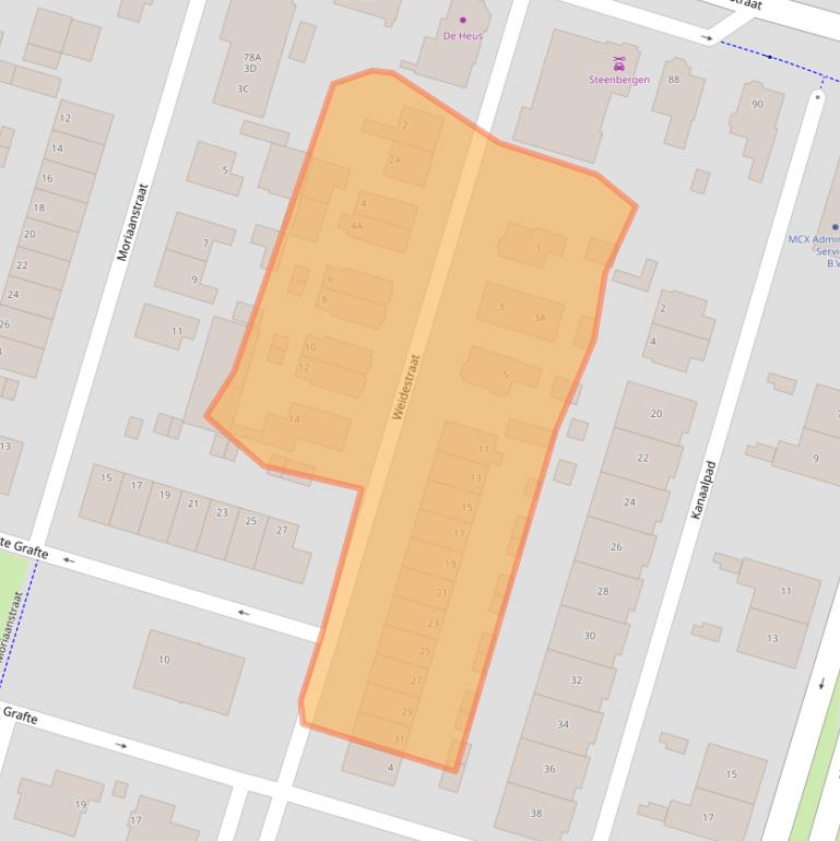 Kaart van postcodegebied 7321AL.