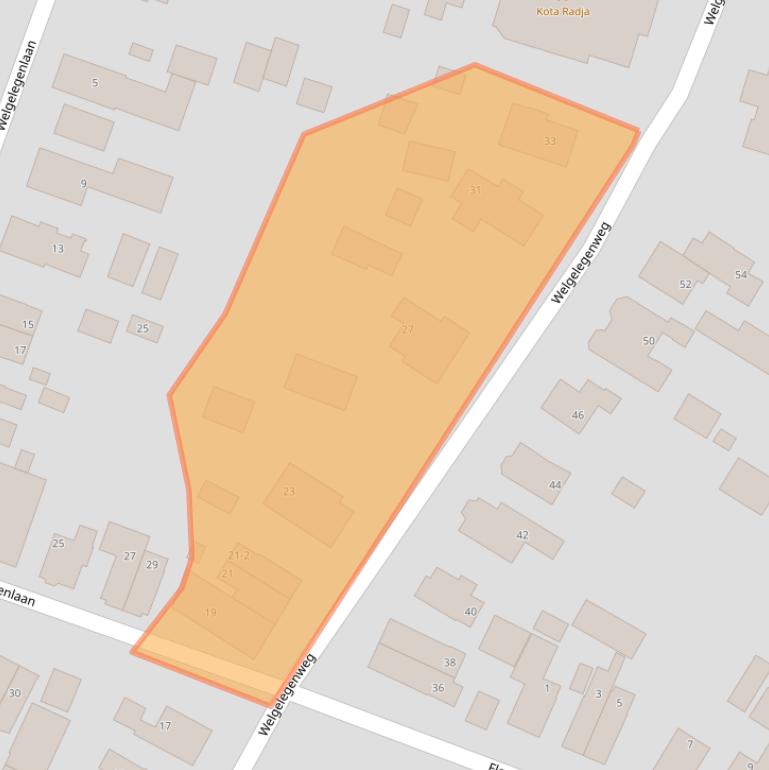 Kaart van postcodegebied 7321AV.