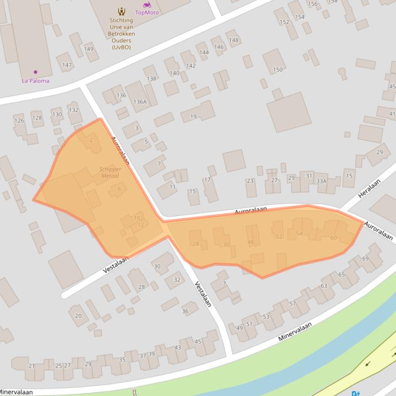 Kaart van postcodegebied 7321BP.