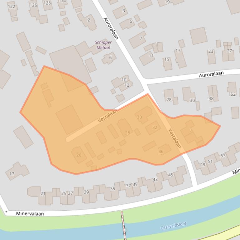 Kaart van postcodegebied 7321DG.