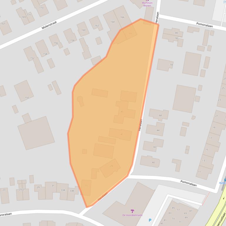 Kaart van postcodegebied 7321DK.