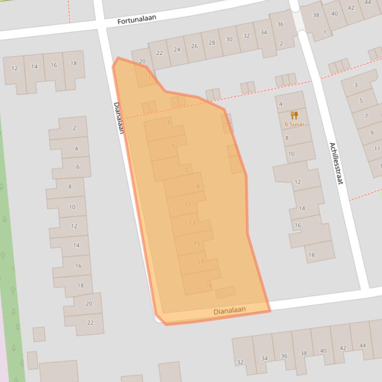 Kaart van postcodegebied 7321GK.