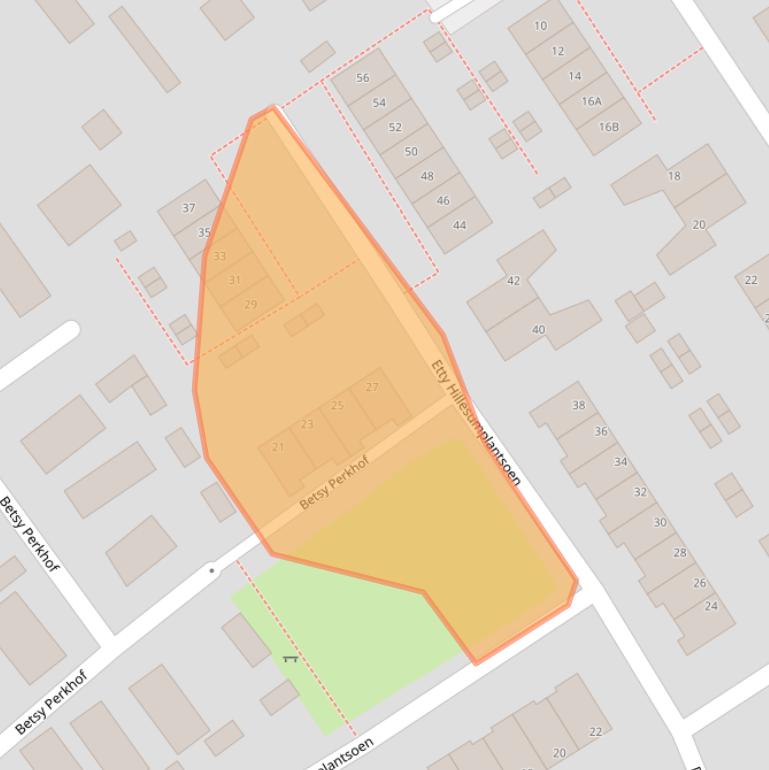 Kaart van postcodegebied 7321HA.