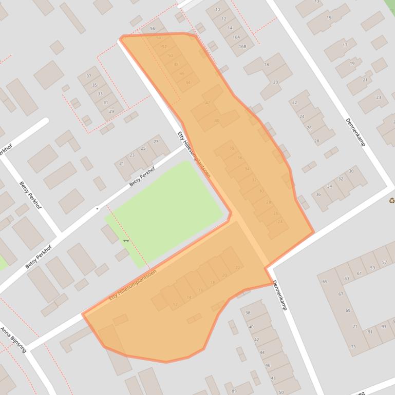 Kaart van postcodegebied 7321HC.