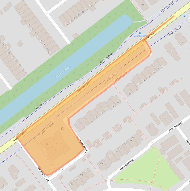 Kaart van postcodegebied 7321HK.