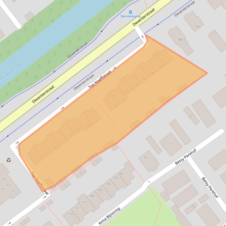 Kaart van postcodegebied 7321HL.