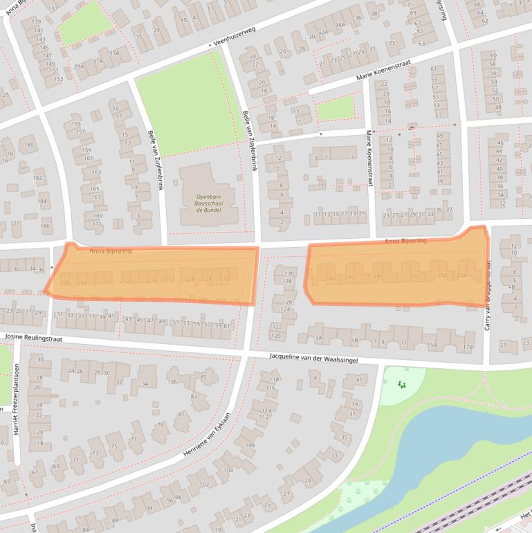 Kaart van postcodegebied 7321HN.