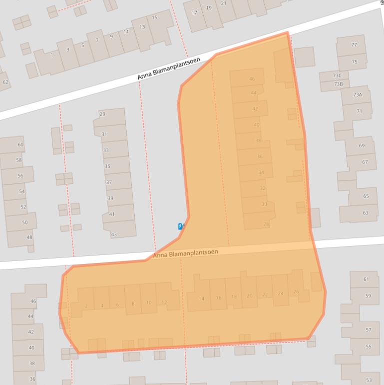 Kaart van postcodegebied 7321JH.
