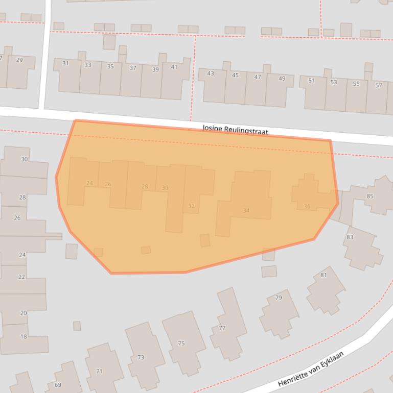 Kaart van postcodegebied 7321LB.