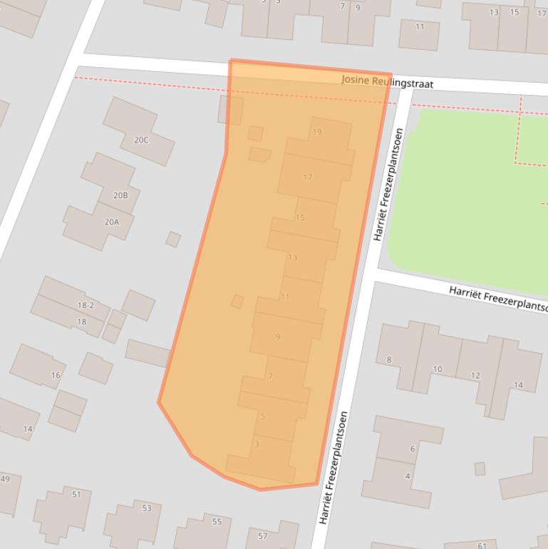 Kaart van postcodegebied 7321LC.