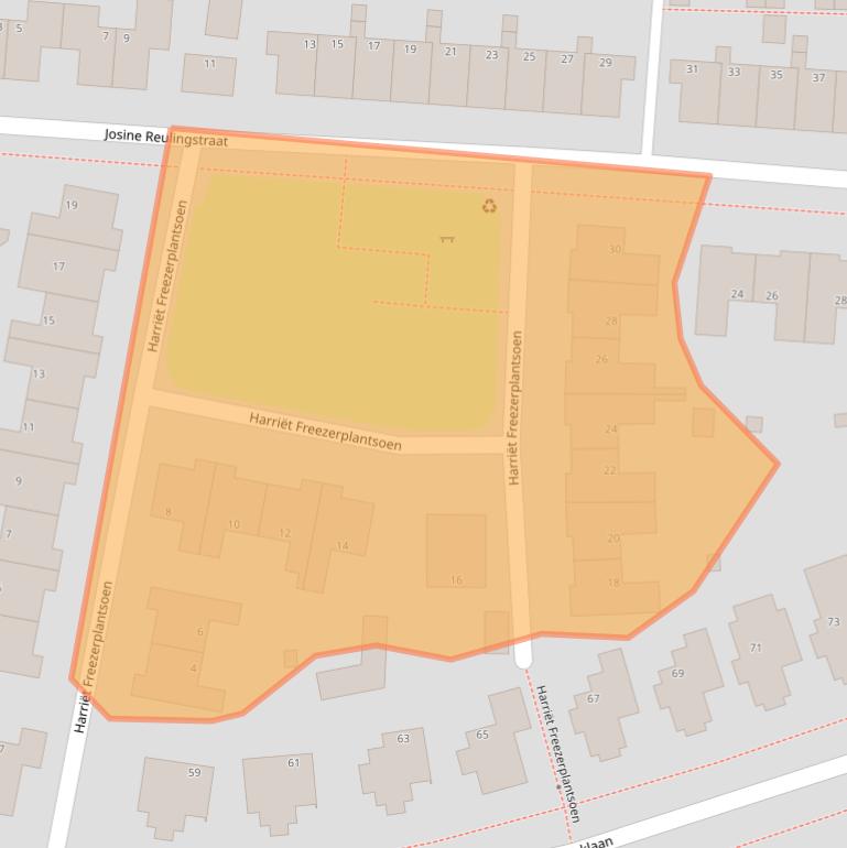 Kaart van postcodegebied 7321LD.