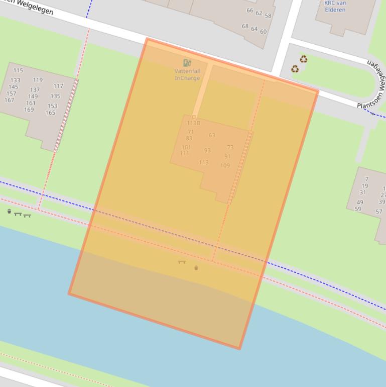 Kaart van postcodegebied 7321ZK.