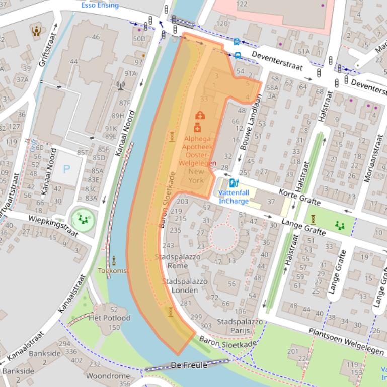 Kaart van postcodegebied 7321ZR.