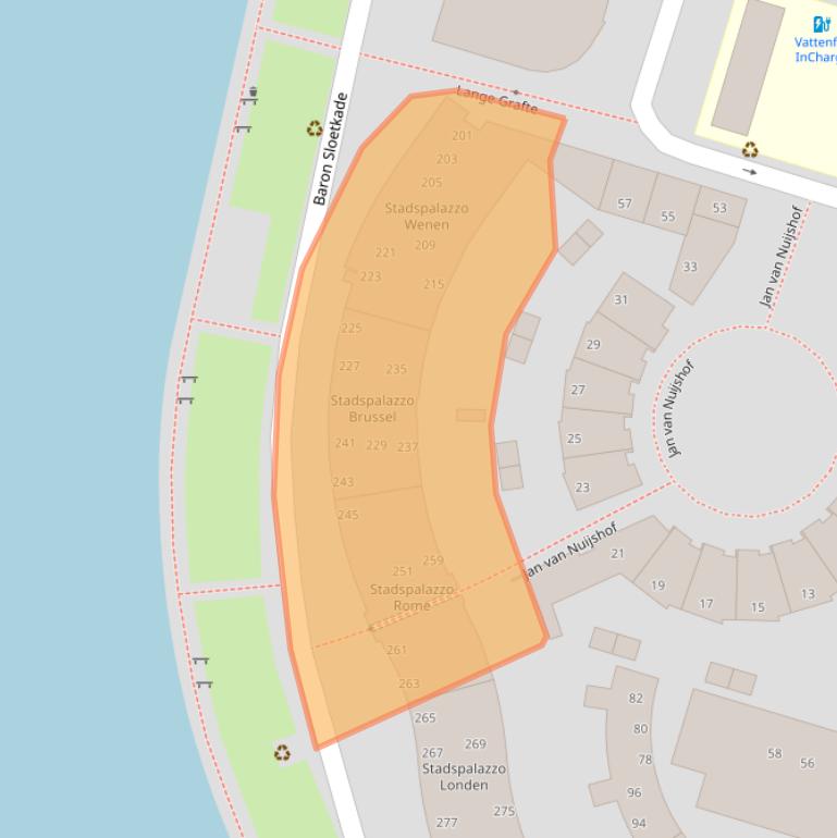 Kaart van postcodegebied 7321ZV.