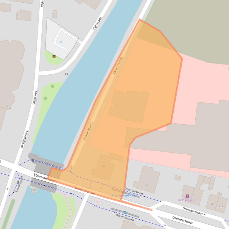 Kaart van postcodegebied 7322AB.