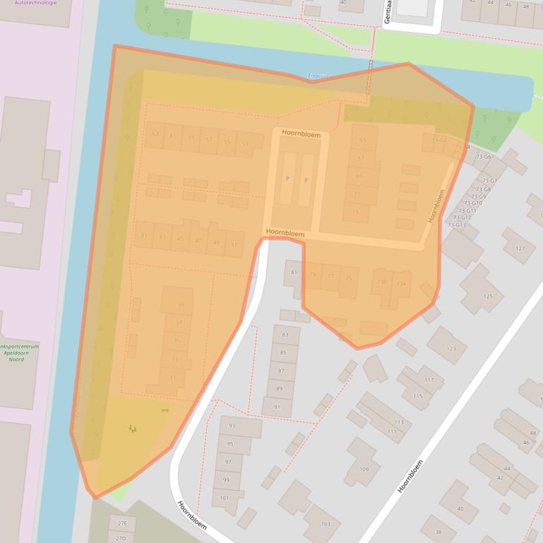 Kaart van postcodegebied 7322AP.