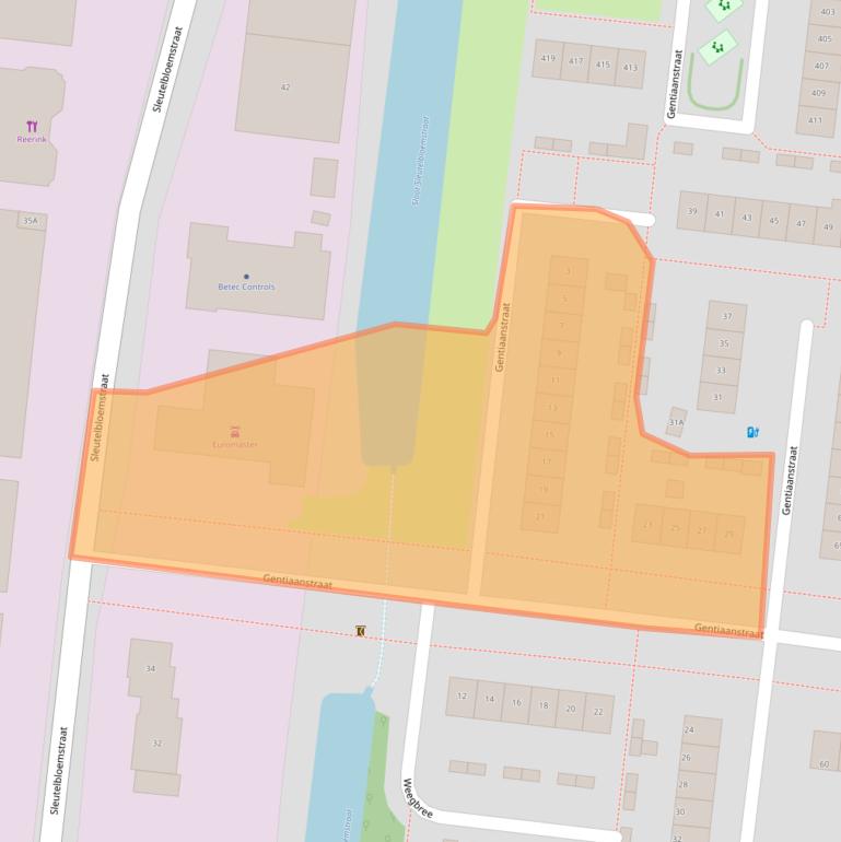 Kaart van postcodegebied 7322BA.