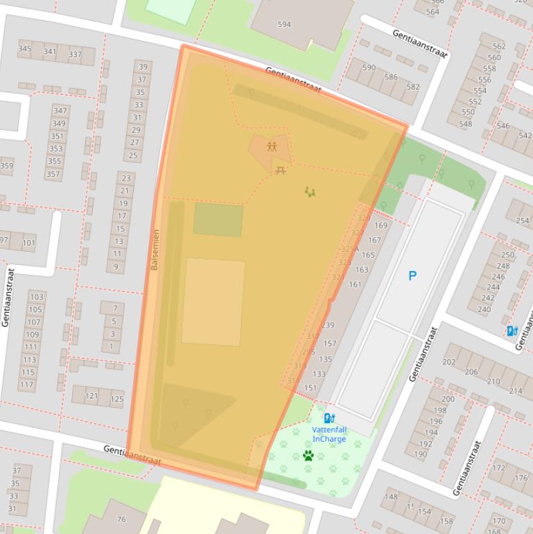 Kaart van postcodegebied 7322BK.