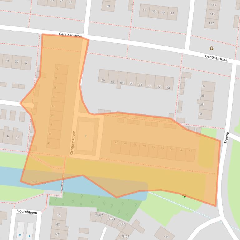 Kaart van postcodegebied 7322BM.