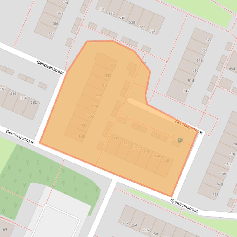 Kaart van postcodegebied 7322CK.