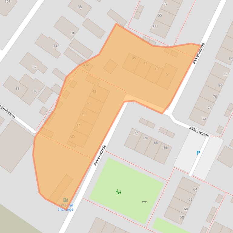 Kaart van postcodegebied 7322DE.