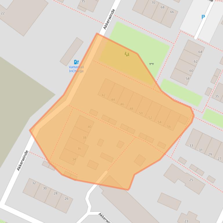 Kaart van postcodegebied 7322DJ.