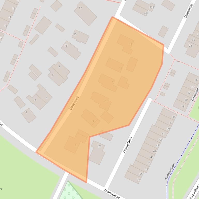 Kaart van postcodegebied 7322DP.