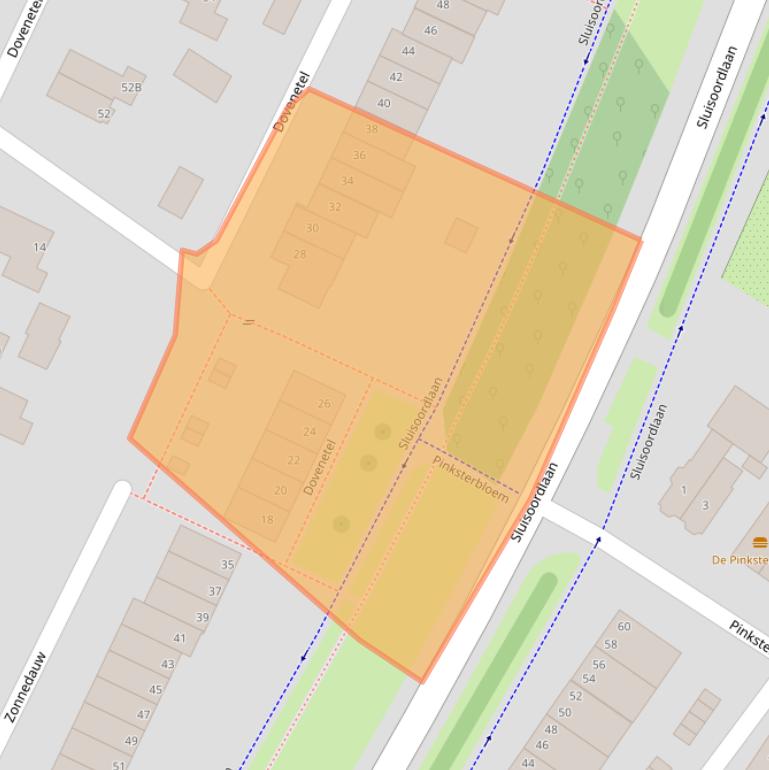 Kaart van postcodegebied 7322DR.