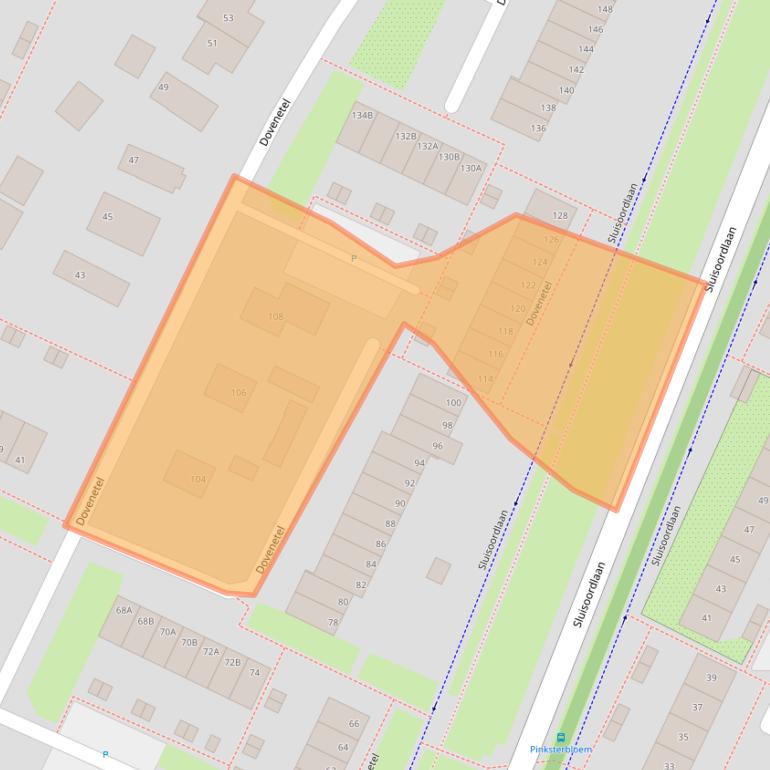 Kaart van postcodegebied 7322DV.