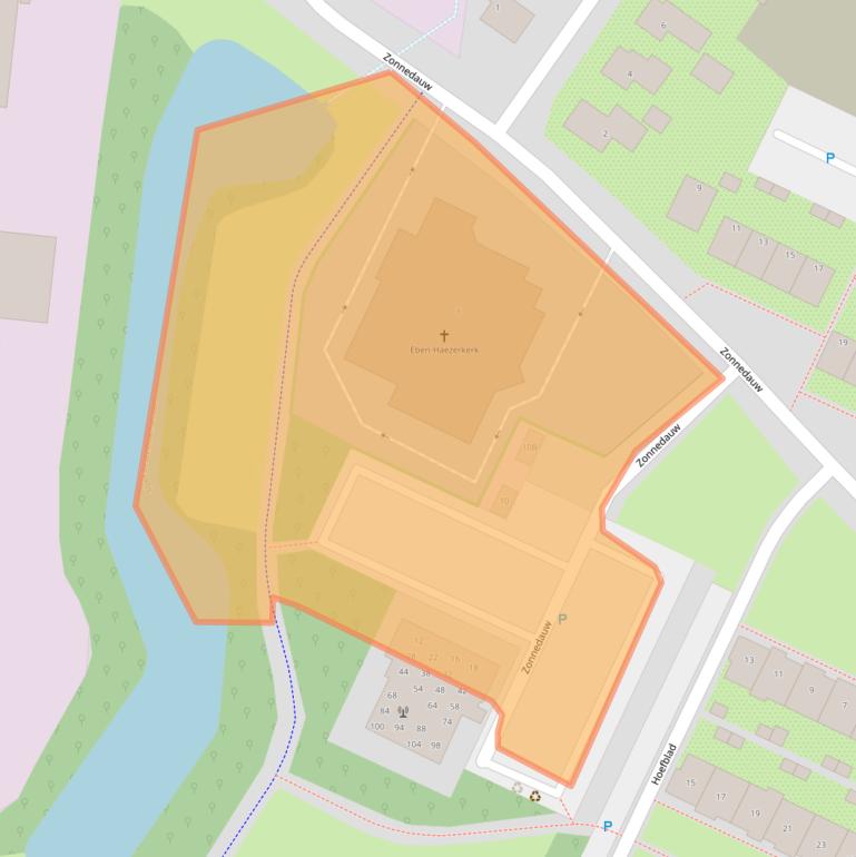 Kaart van postcodegebied 7322EC.