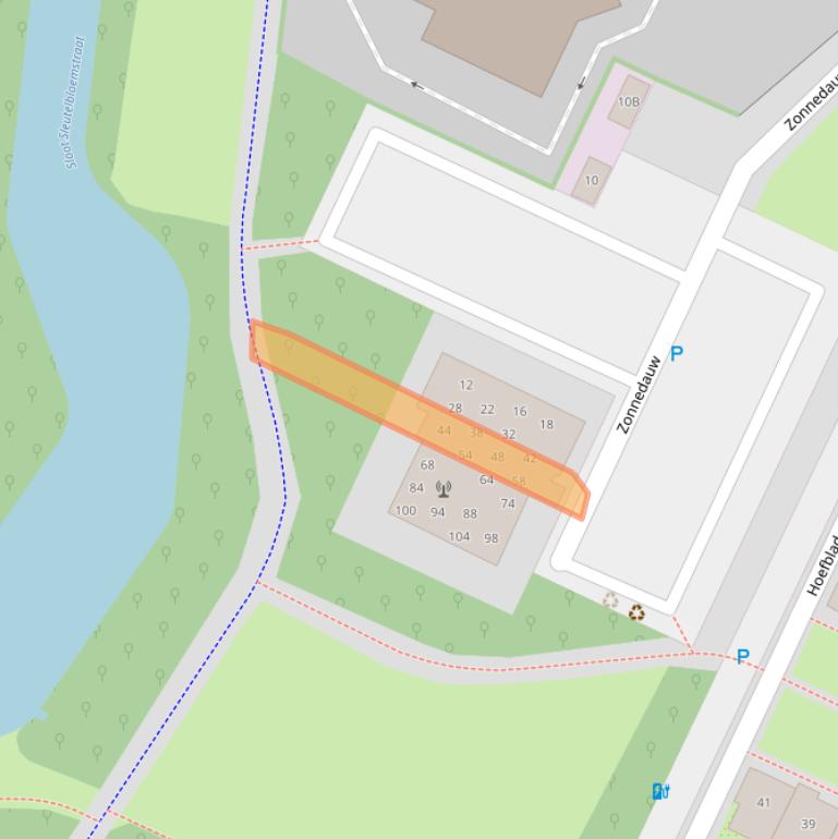 Kaart van postcodegebied 7322ED.