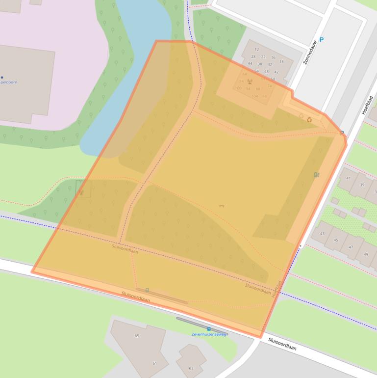 Kaart van postcodegebied 7322EE.