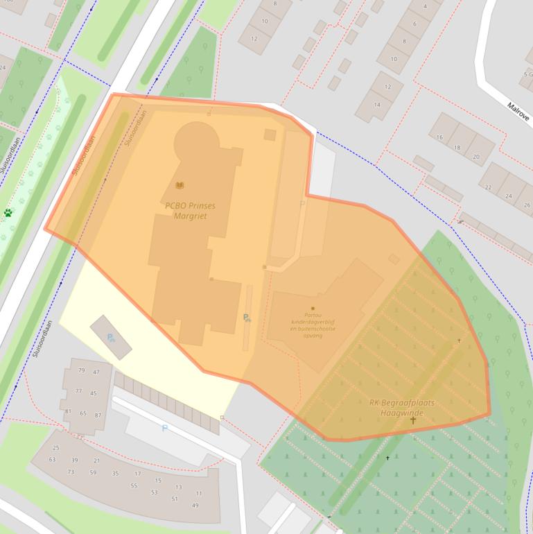 Kaart van postcodegebied 7322EL.