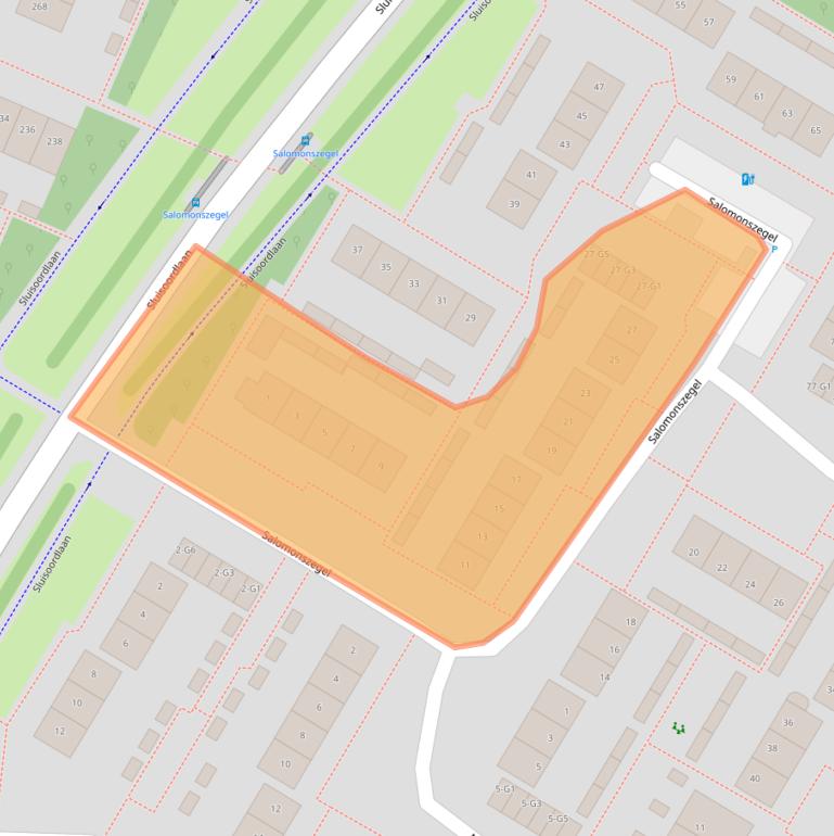 Kaart van postcodegebied 7322EM.