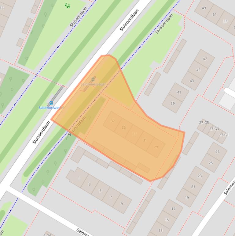 Kaart van postcodegebied 7322EN.
