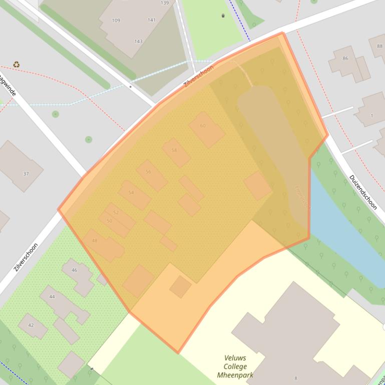 Kaart van postcodegebied 7322GJ.